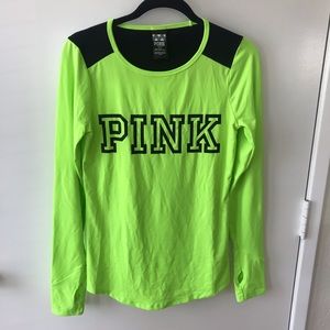 PINK workout long sleeve
